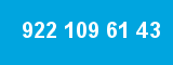 922 109 61 43 922 109 61 43